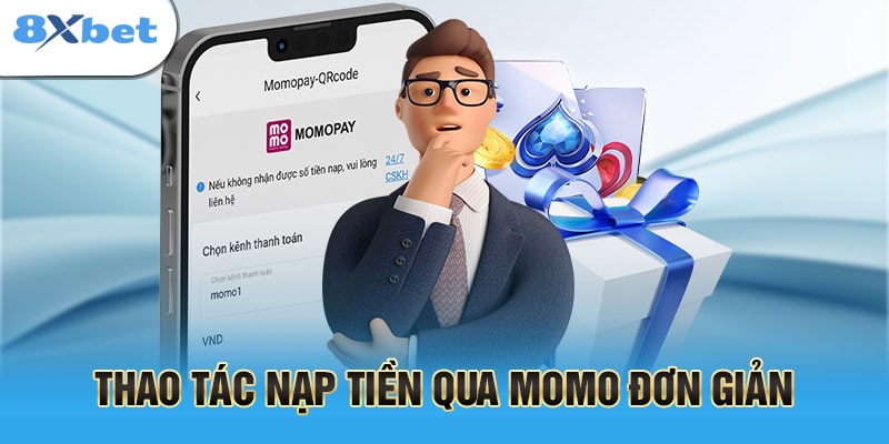 Nạp tiền qua Momo được rất nhiều khách hàng ưa chuộng